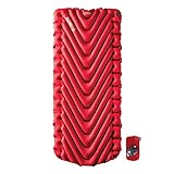 KLYMIT INSULATED STATIC V LUXE Sleeping Pad, Extra Wide (30 inches), Comfort, Best Camping Gear for Car Camping, Travel, and Backpacking