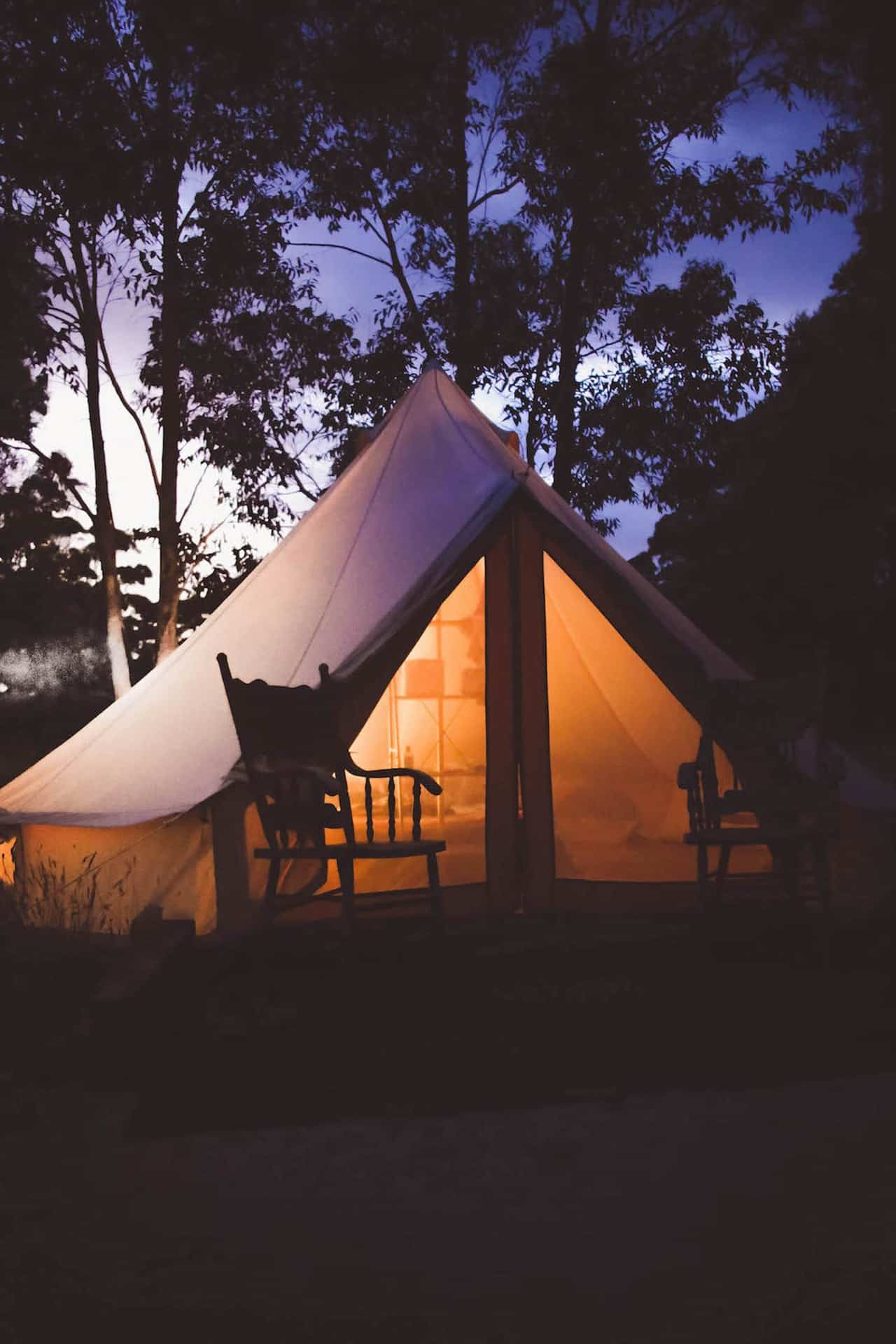 luxury camping glamping