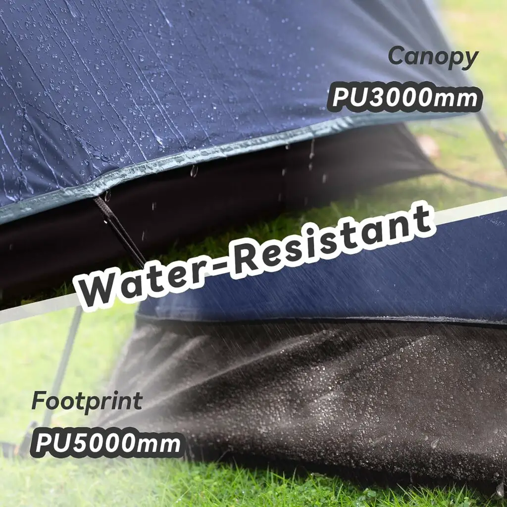 Forceatt Camping Tent 2/3/4 Person, Professional Waterproof  Windproof Lightweight Backpacking Tent Suitable for Outdoor,Hiking,Glamping, Mountaineering and Travel