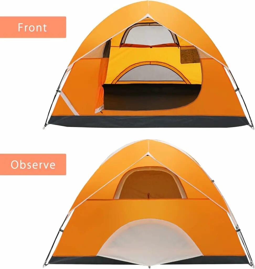 MOON LENCE 2/4 Person Tent for Camping,Waterproof Tent for Backpacking,Outdoor Dome Tent with Windproof