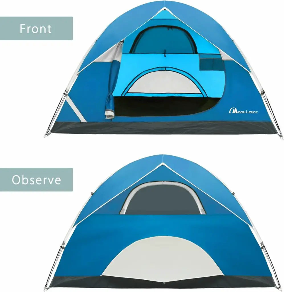 MOON LENCE 2/4 Person Tent for Camping,Waterproof Tent for Backpacking,Outdoor Dome Tent with Windproof