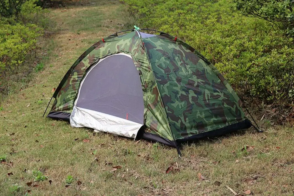 Sutekus Tent Camouflage Patterns Camping Tent Backpacking Tent for Camping Hiking 【Outdoor Equipment】