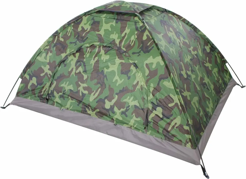 Sutekus Tent Camouflage Patterns Camping Tent Backpacking Tent for Camping Hiking 【Outdoor Equipment】